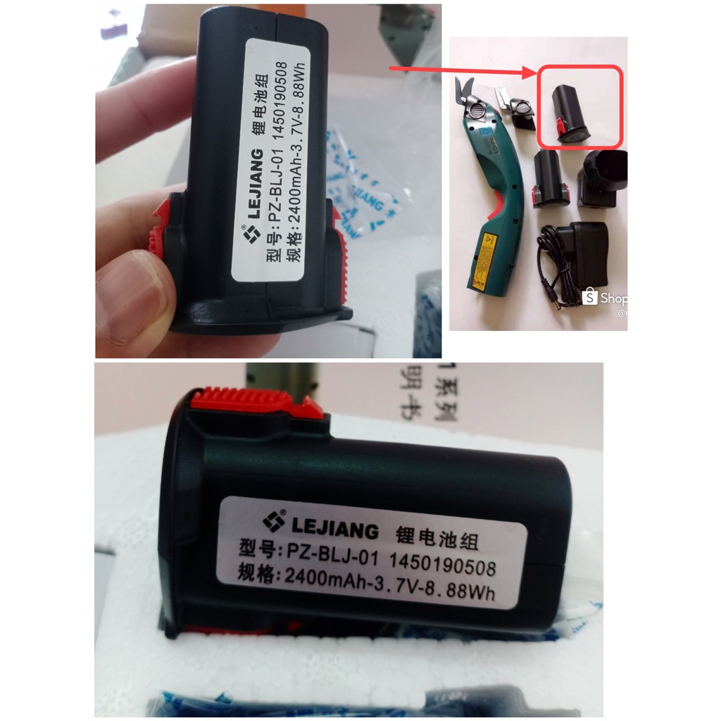 Phụ kiện phích cắm và sạc pin máy cắt vải chuyên dụng cầm tay Lejiang YJ-C1