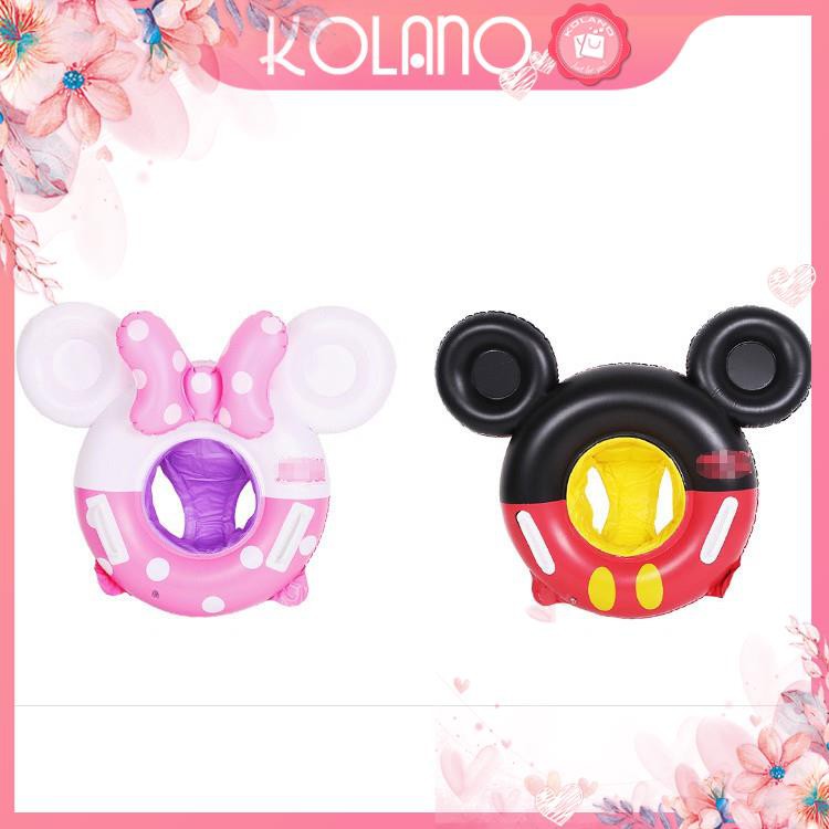 Phao Bơi Cho Bé KOLANO Phao Bơi Trẻ Em Xỏ Chân Chống Lật An Toàn Bơi Lội Họa Tiết Mickey SS-001188