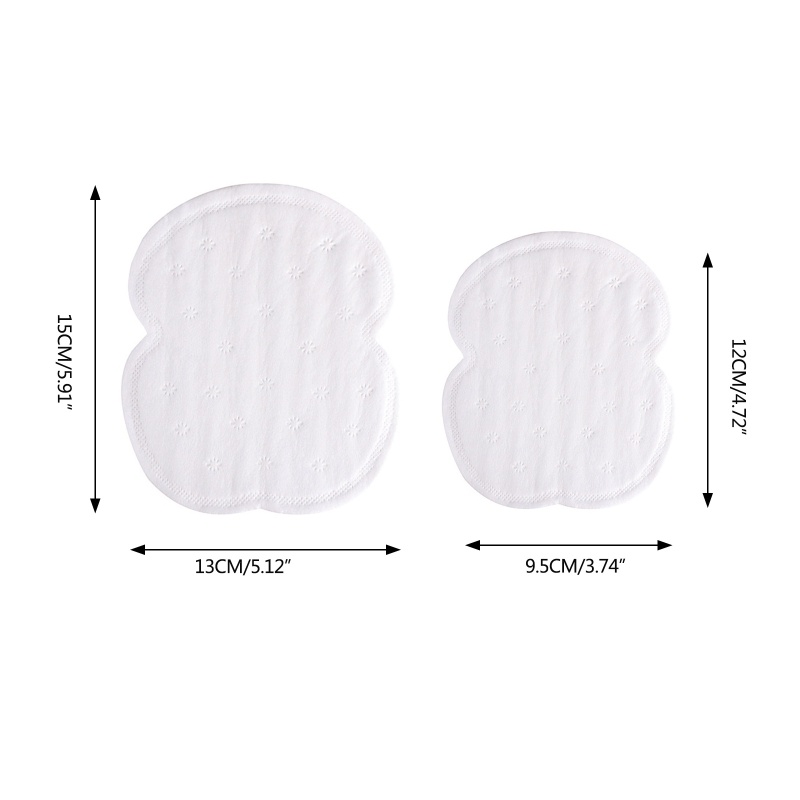 Set 10 Miếng Dán Thấm Hút Mồ Hôi Cho Vùng Da Dưới Cánh Tay Unisex