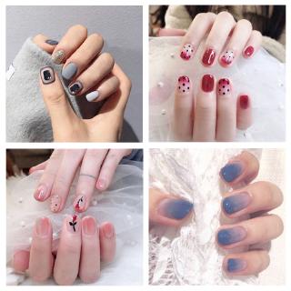 Set 14 Miếng Dán Trang Trí Móng Tay Nhãn Dán 3d Thời Trang Thủ Công Da201-220