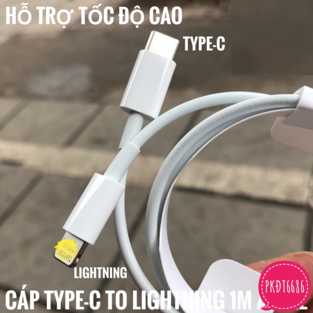 Cáp Sạc Type C Sang Lightning Cho IP X/11/12/13/14 (LOẠI CAO CẤP)