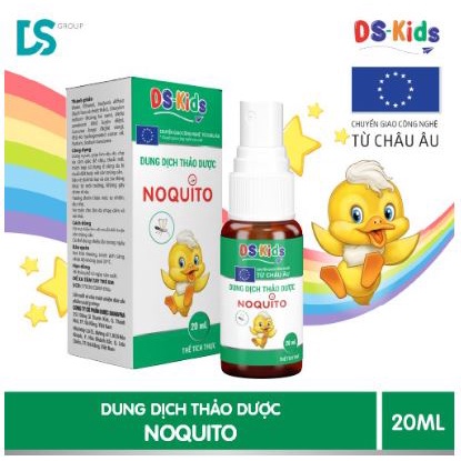 Xịt Thảo dược Chống muỗi, côn trùng Noquito Làm Dịu &amp; Bảo Vệ Da Bé Khỏi Muỗi Đốt Côn Trùng Cắn (Chai xịt 20ml)