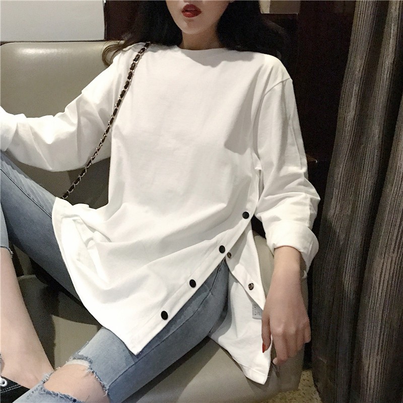 [ORDER] A229 ÁO ULZZANG XẺ TÀ CÁCH ĐIỆU