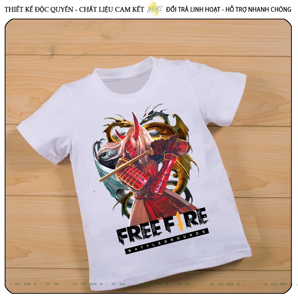 ÁO THUN FREE FIRE UNISEX PHÔNG NAM NỮ GIA ĐÌNH CẶP ĐÔI CÓ SIZE TRẺ EM CHO BÉ TRAI GÁI  3158 Store