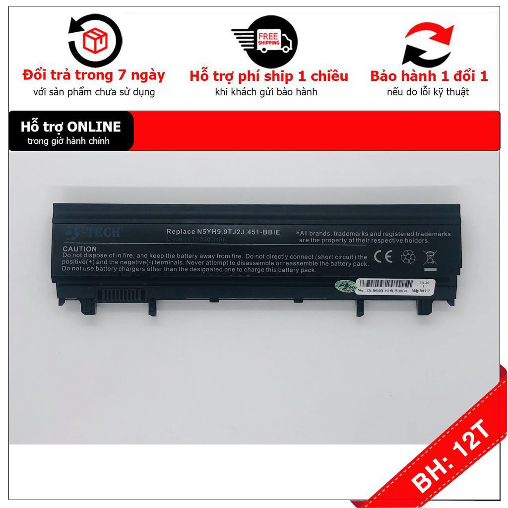[BH12TH] . Pin Laptop Dell Latitude E5440 E5540 Hàng Mới 100% Bảo hành 12 Tháng