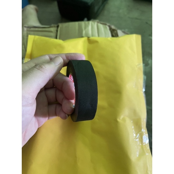 Cuộn băng keo vải mịn chống cháy quấn dây điện kích thước 19mm x 15m tiện dụng chất lượng