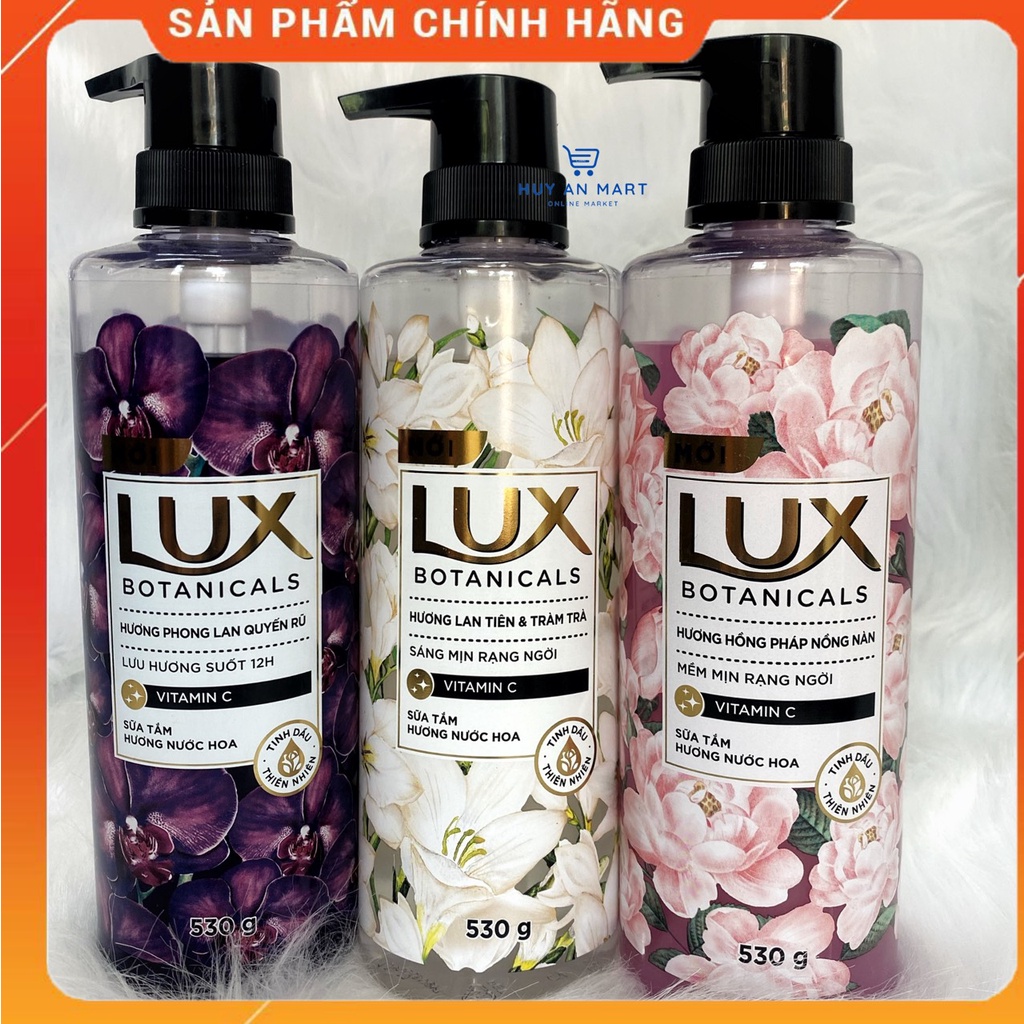 Sữa tắm Lux hương nước hoa BOTANICALS 530g hàng Việt Nam