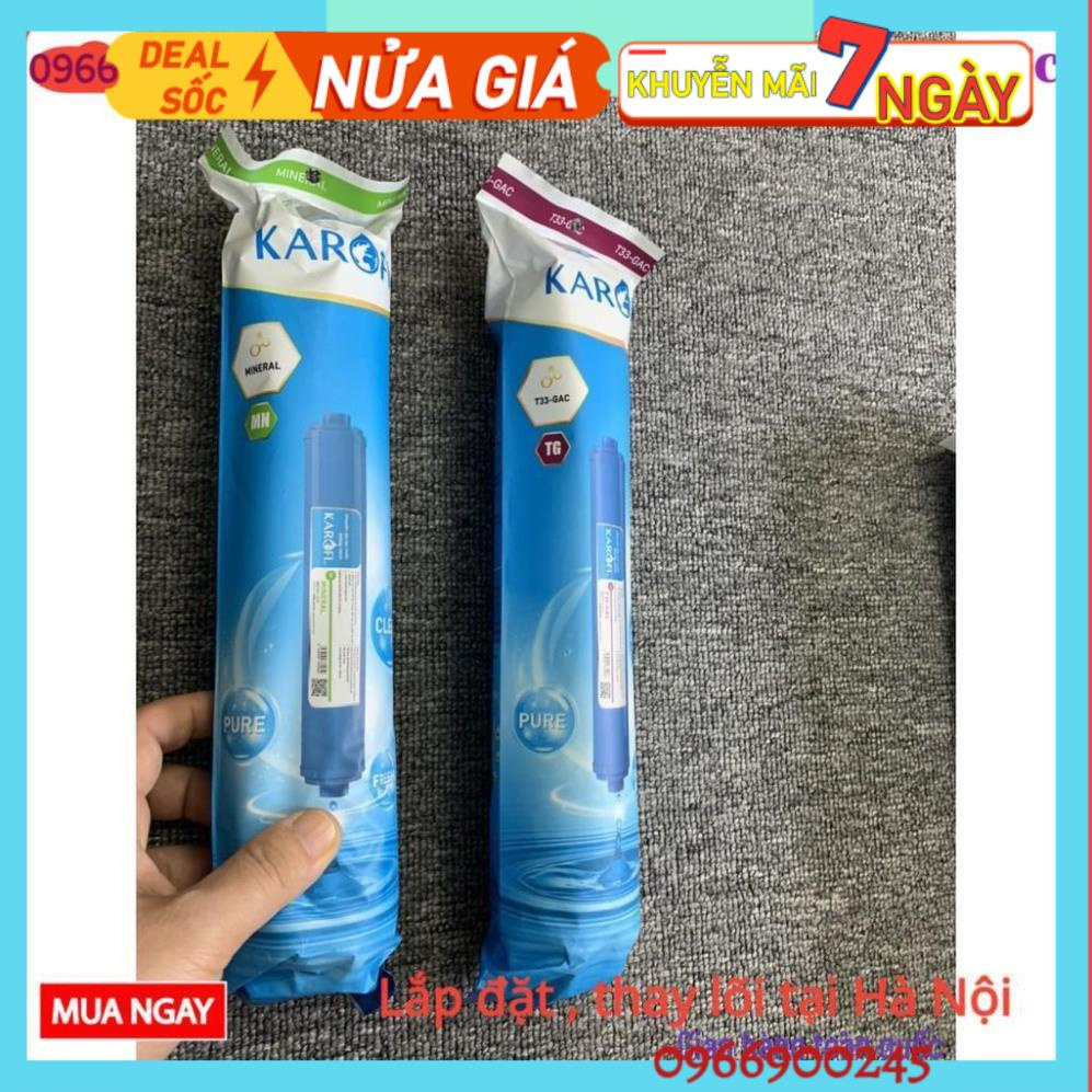 Combo Lõi Lọc Số 1235 Karofi 👉 Bộ Lõi Lọc Thô Số 1,2,3 👉 Lõi 5 Gac T33 karofi