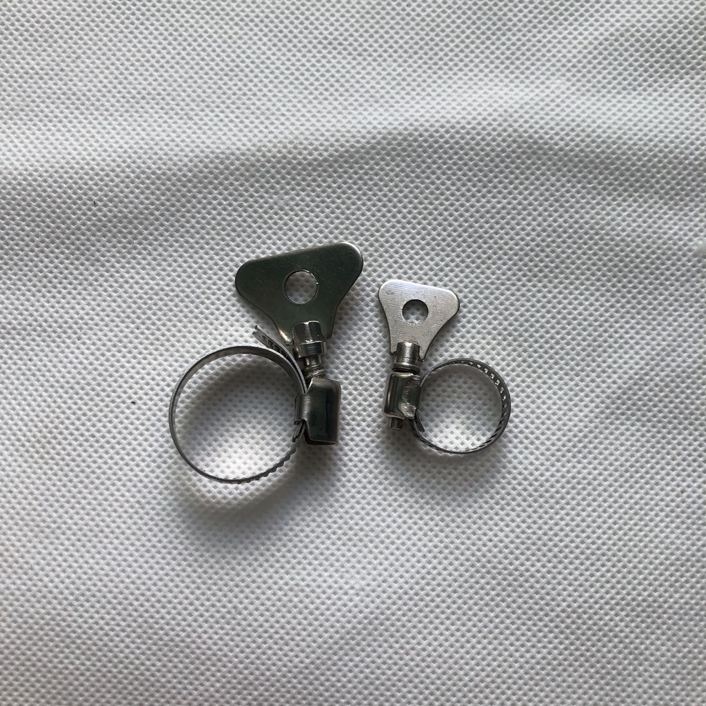 Cổ Dê Inox, Cổ Dê Cánh Bướm Lá Thép, Đai Siết Inox 13-19mm