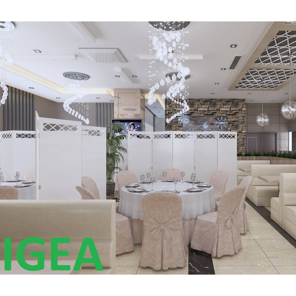 [Có 1 không 2] vách ngăn bình phong kín loại 1cánh/ kèm chân bình phong.IG465