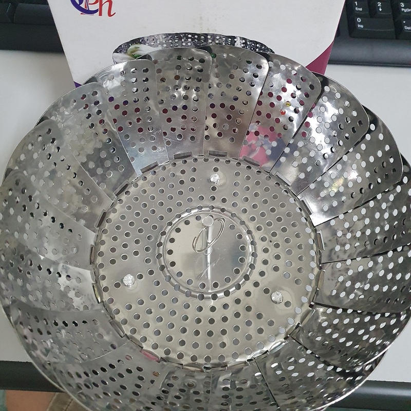 Vỉ Xửng Hấp Xòe Inox Đồ Xôi Hấp Bánh Cách Thủy Gấp Gọn Hàng Việt nam