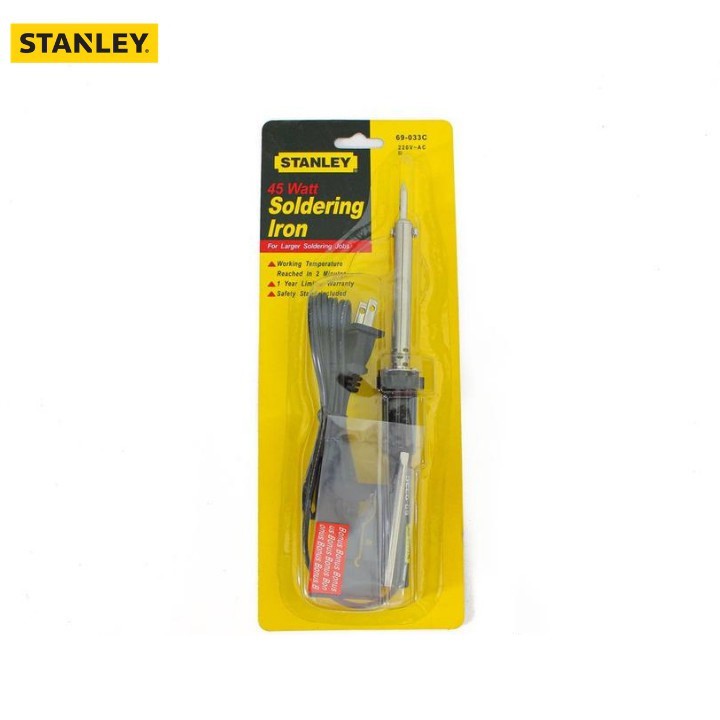 Mỏ hàn thiếc đầu dẹp 45W Stanley 69-033C