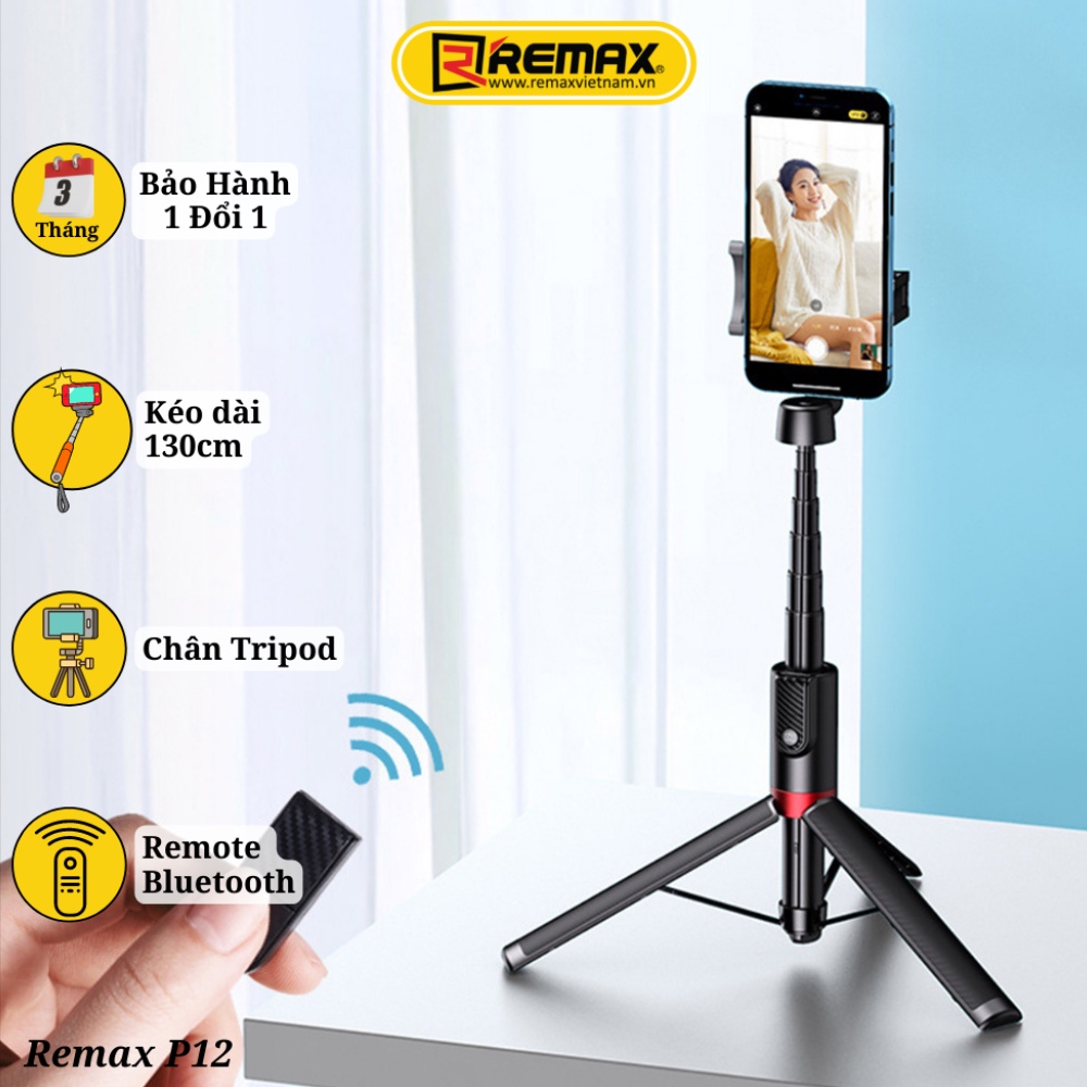 Gậy selfie Bluetooth Tripod Remax P12 - Remax Vietnam