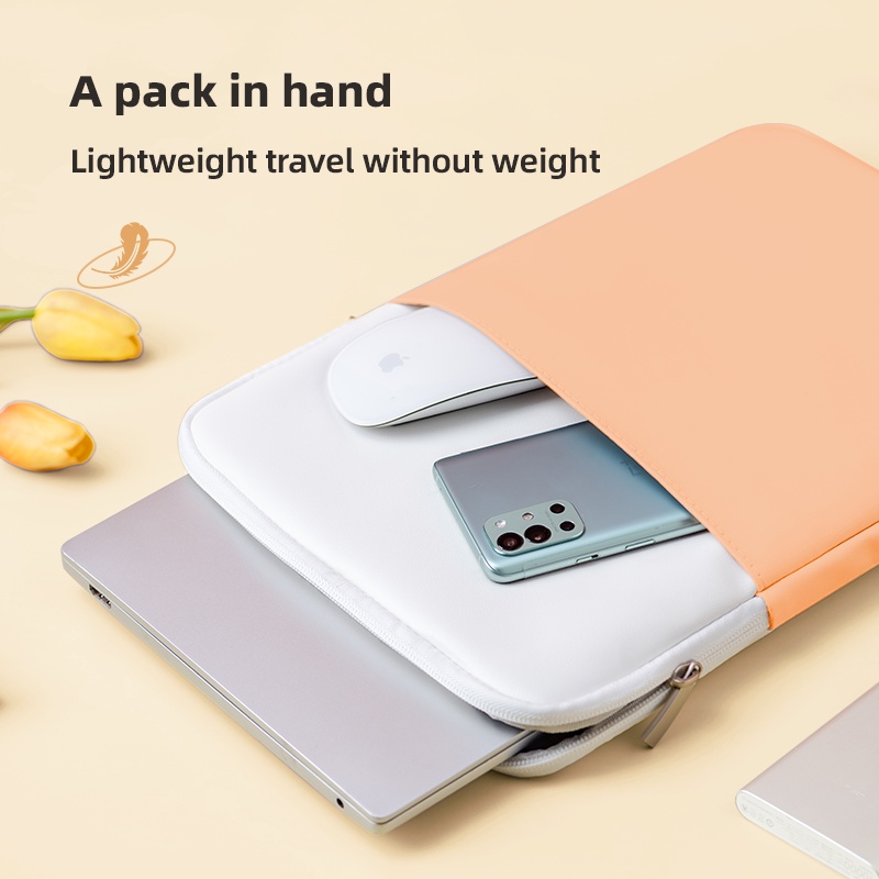 Túi Da PU Đựng Laptop Chống Sốc 12-15 Inch Cho Asus Acer Lenovo HP Dell