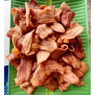 chuối sứ sấy giòn.