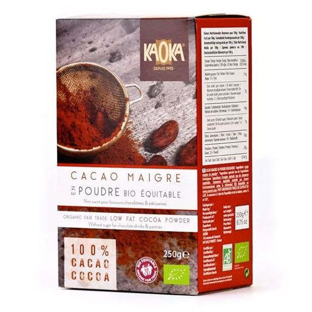Bột cacao nguyên chất hữu cơ KaoKa 250g