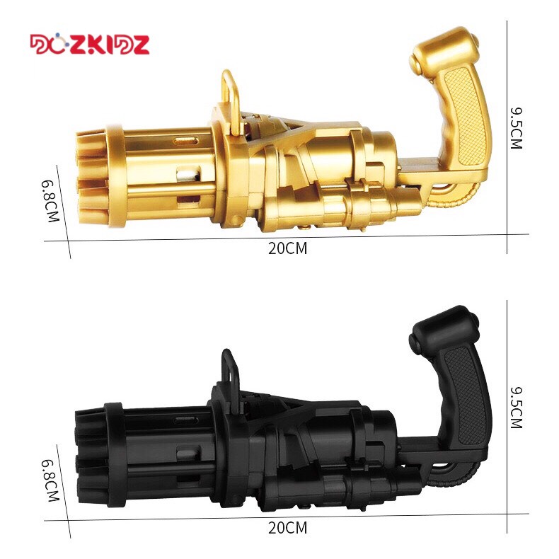 Đồ chơi mùa hè - Máy bắn bong bóng xà phòng 8 lỗ cho trẻ em từ 3 tuổi trở lên - DOZKIDZ