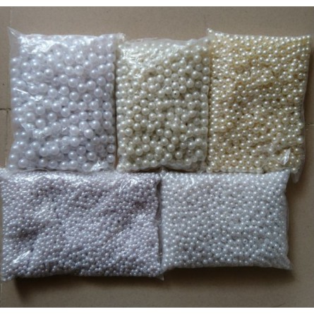 Hạt ngọc trai nhựa đủ màu (giá 1kg)