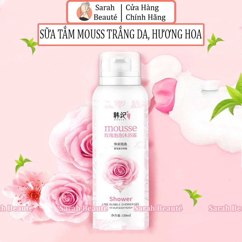 Sữa Tắm Bọt Hương MOUSS Thơm Lâu, Quyến Rũ - Sarah Beaute MP13