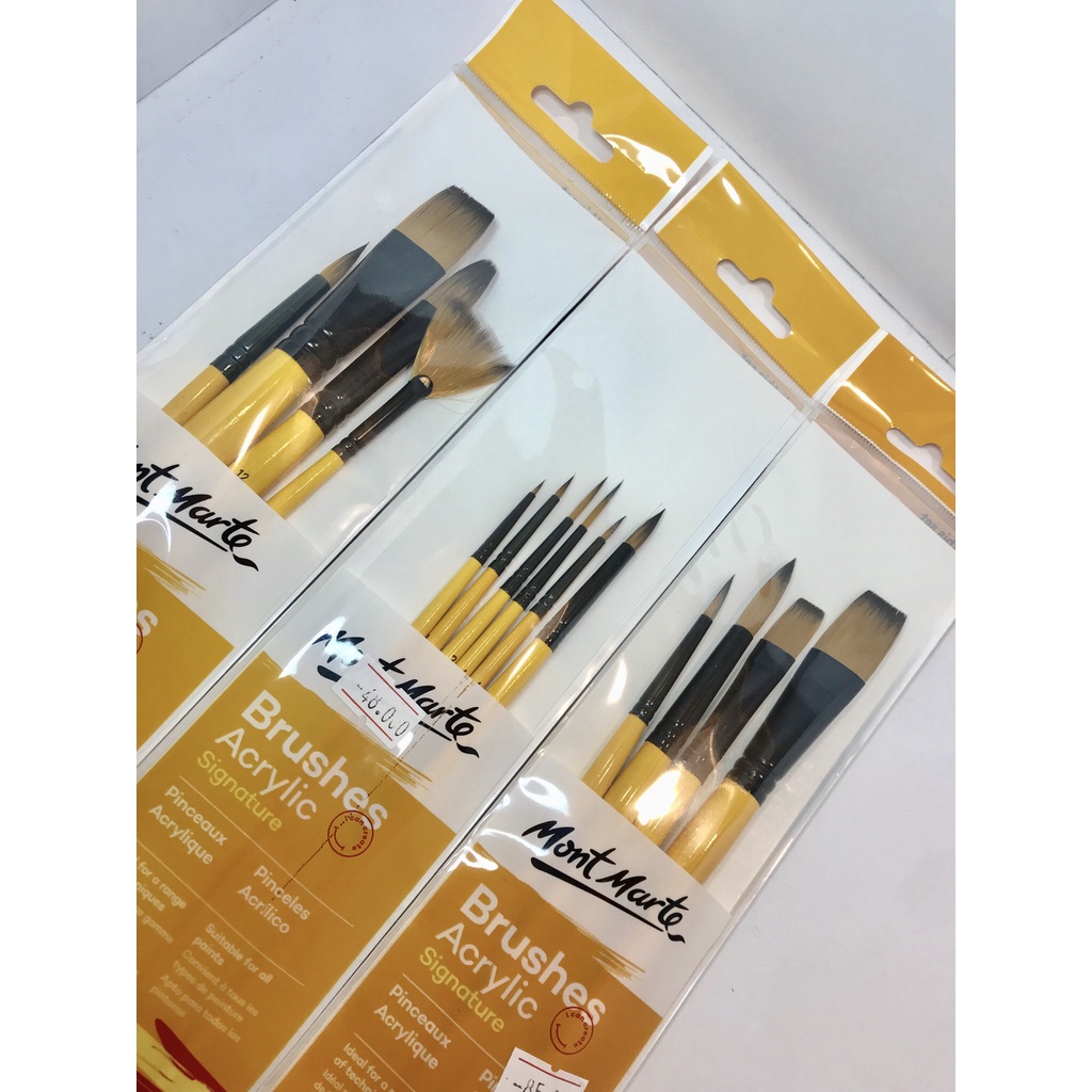 [SUMMER] Bộ cọ MONT MARTE GELLERY BRUSHT SET ACRYLIC