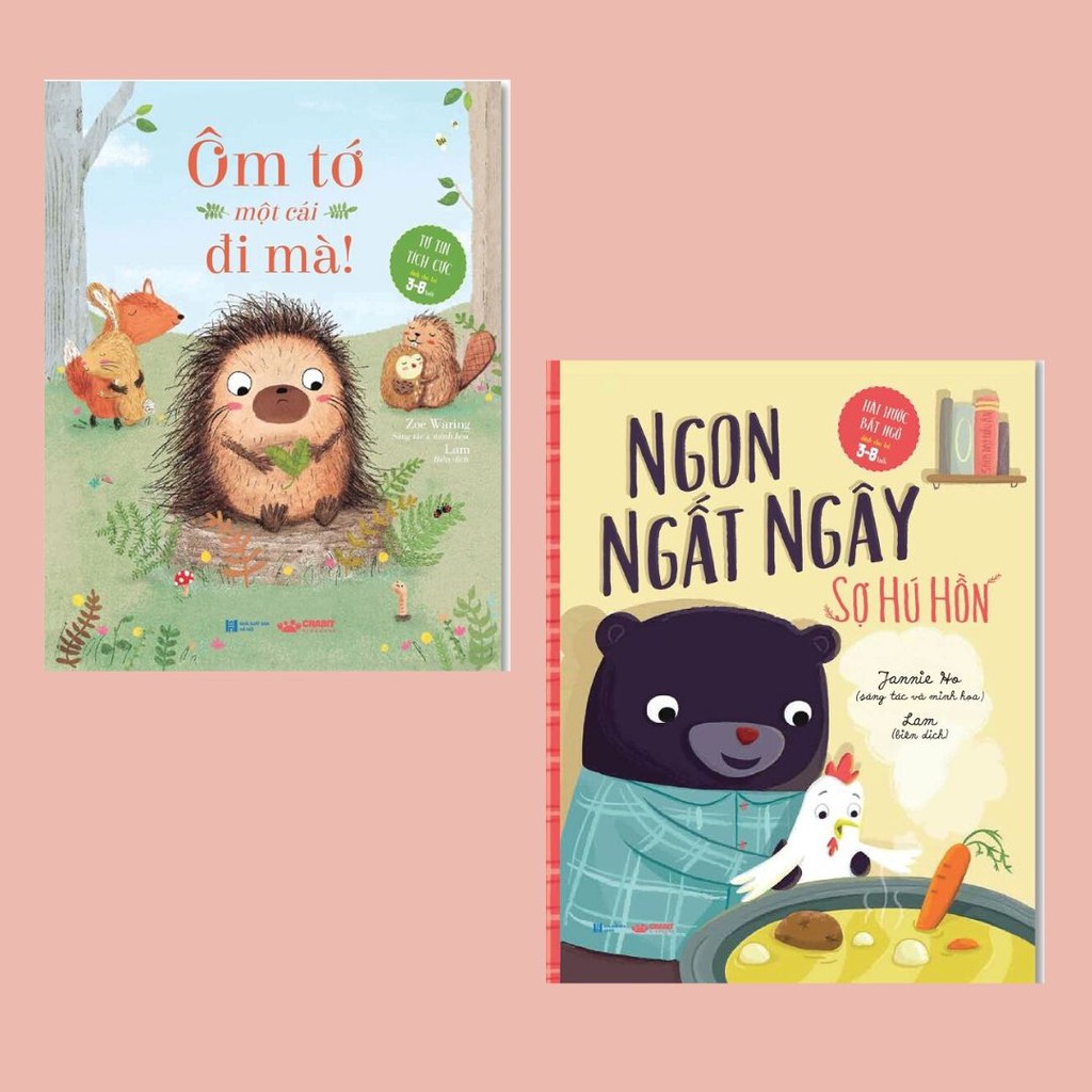 Sách - Bộ 2 cuốn Yêu Thương Ngọt Ngào - Truyện thiếu nhi cho bé - Dành cho bé từ 3 tuổi - Crabit Kidbooks