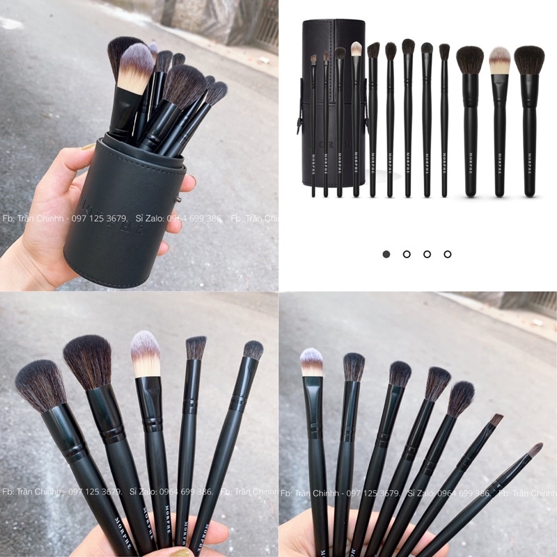 Bill US - Set cọ đầy đủ chi tiết cho makeup Morphe Vacay 12peices