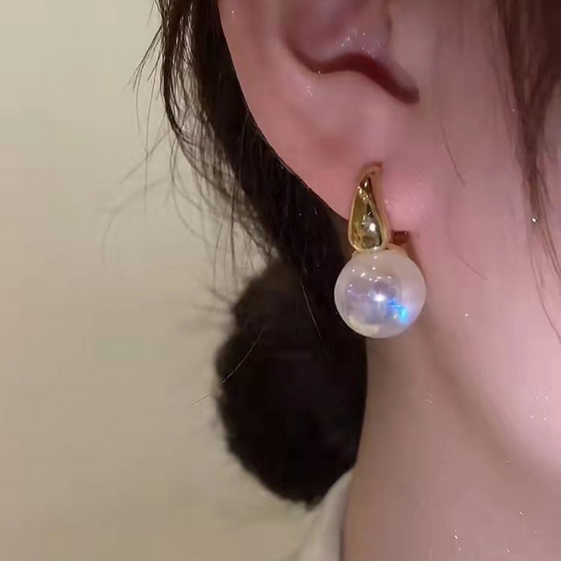 Bông Tai Đính Ngọc Trai Cao Cấp Thời Trang Cho Nữ