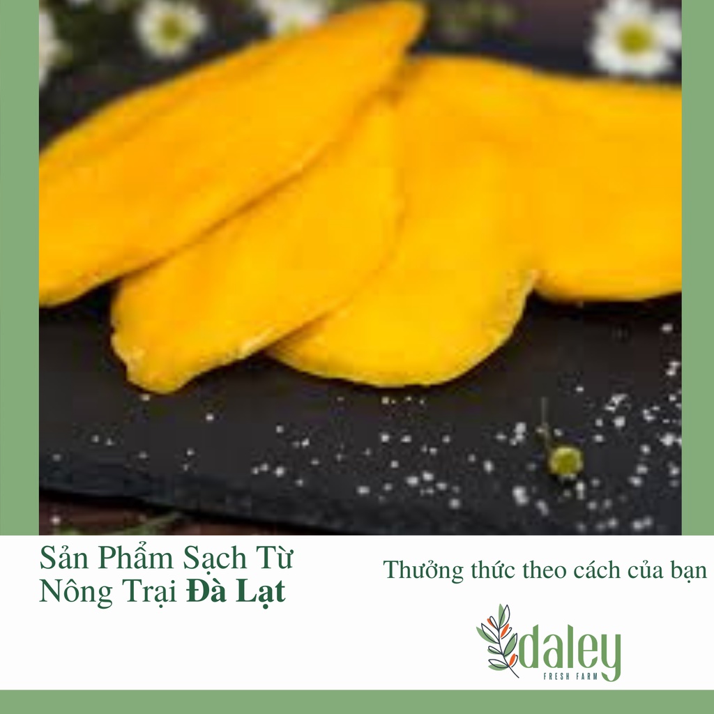 Xoài Sấy Dẻo Đặc Sản Đà Lạt, Mứt Đặc Sản Đà Lạt, Daley Dalat, Daley Fresh Farm, Ăn Vặt Chuẩn Đà lạt