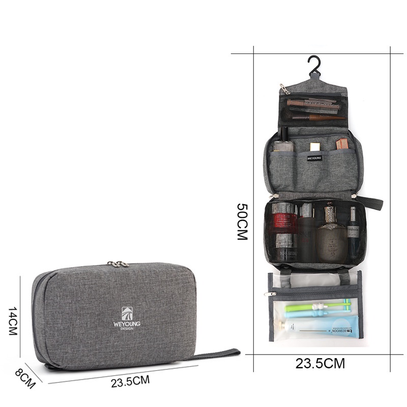 Túi Đựng Mỹ Phẩm In Chữ Phong Cách Hàn Quốc