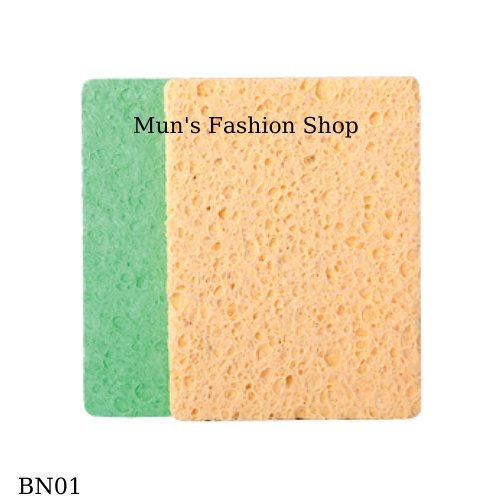 Bông nở rửa mặt VACOSI BN01 làm sạch sâu Set 2 cái
