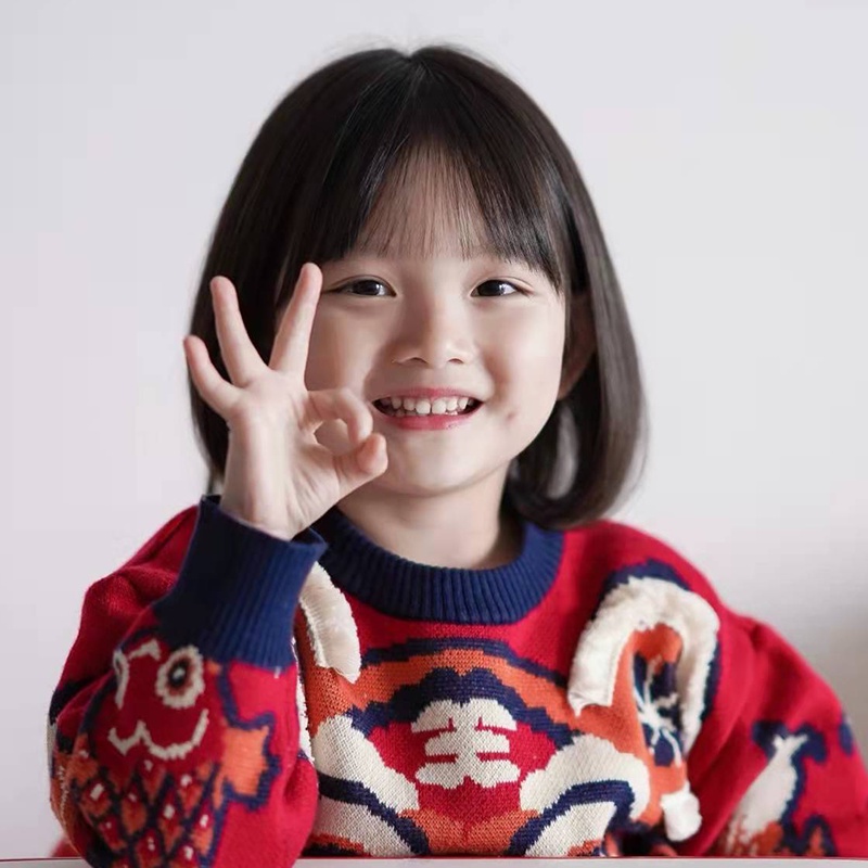 Bộ Tóc Giả Ngắn Có Khóa Cài Dễ Thương Dành Cho Bé Gái