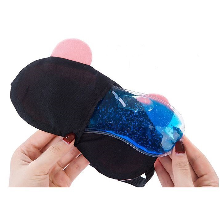 Bịt mắt ngủ kèm gel làm mát - làm dịu cho mắt mẫu mới | BigBuy360 - bigbuy360.vn