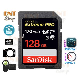 Mua Thẻ nhớ SDXC SanDisk Extreme PRO 128GB UHS-I U3 4K V30 170MB/s (SDSDXXY-128G-ANCIN)