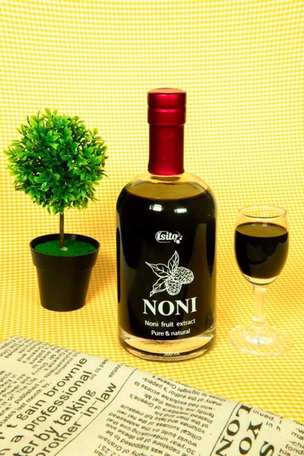 Nước cốt trái nhàu tươi NONI Isito chai 500ml đã tách mùi, tự nhiên, nguyên chất