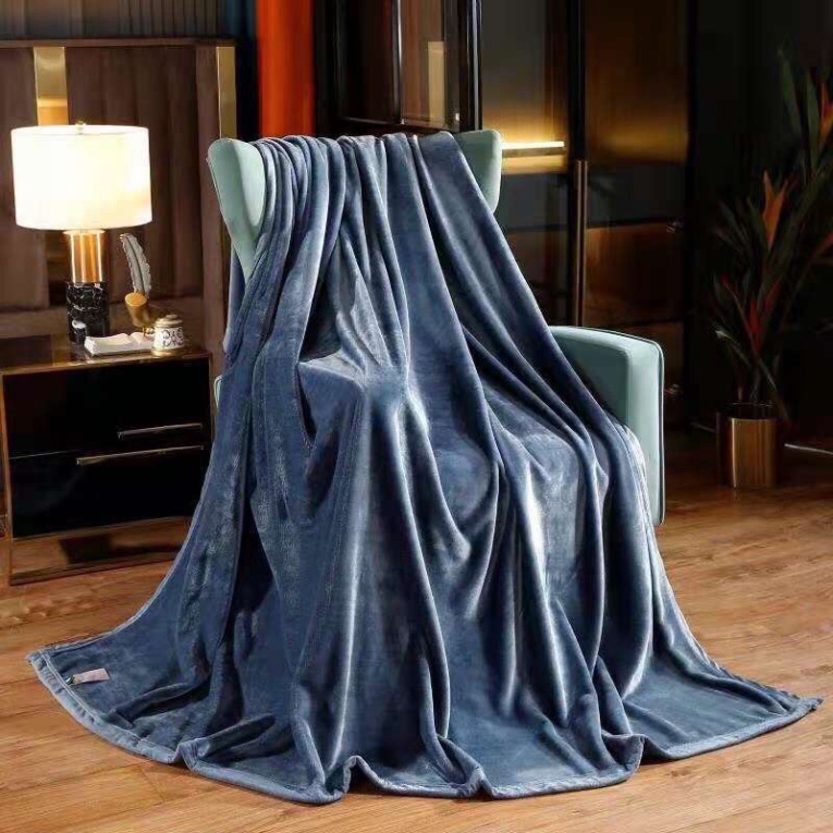 Chăn lông tuyết, lông thỏ Muji - BLANKET dùng 4 mùa siêu mềm mịn kích thước 2m x 2m3