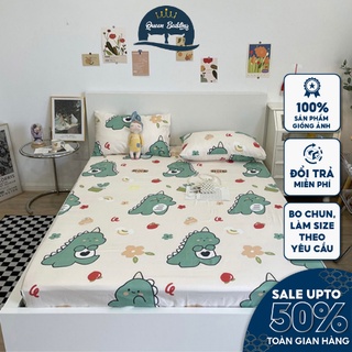 Ga Trải Giường Cotton Poly, Ga Nệm Mùa Hè Nhiều Họa Tiết