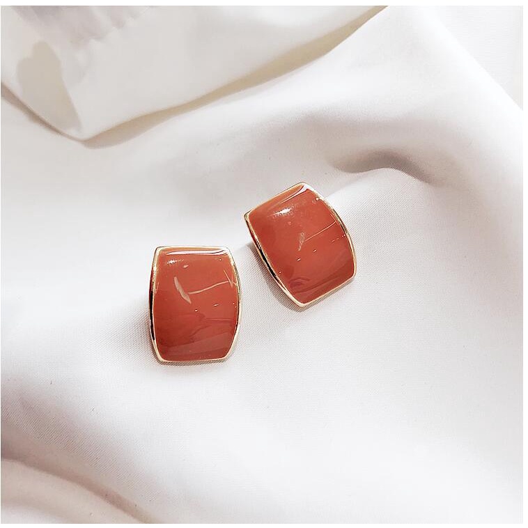 Khuyên Tai Mạ Bạc 925 Kiểu Dáng Độc Đáo Hợp Thời Trang