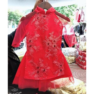 Váy Dài Cách Tân Cho Bé Gái Xinh Xắn (size 8-16kg)