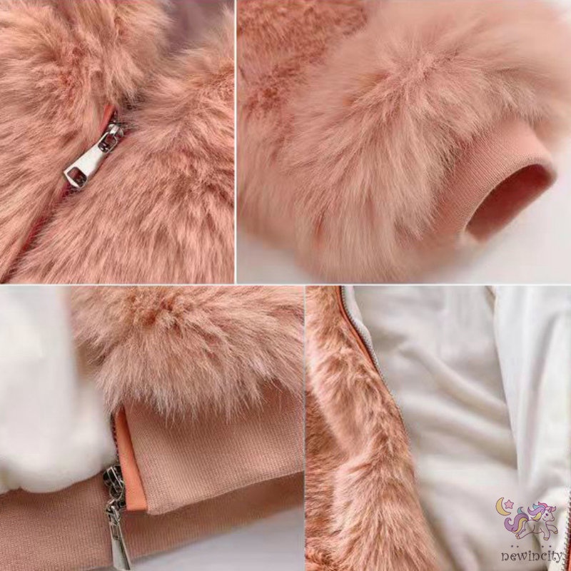 Áo khoác nhung dày phong cách công chúa thời trang xinh xắn cho bé gái