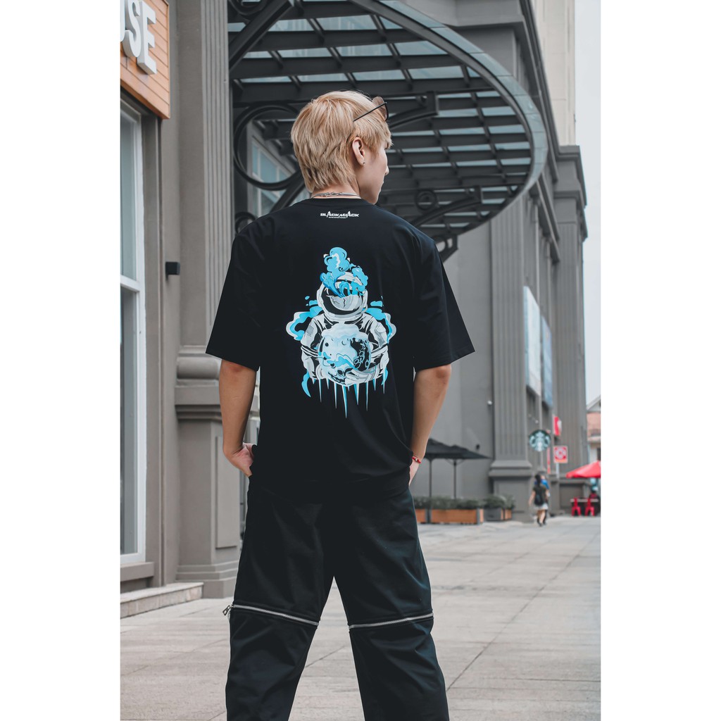 ÁO THUN PHI HÀNH GIA BĂNG - Áo thun cotton BLACKMIACK - Thun form rộng Unisex