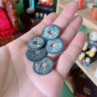 Đồng xu cổ tiền xu cổ tăng tài lộc hút vượng khí âm dương - Tiền xu phong thuỷ Tàng Kinh Các