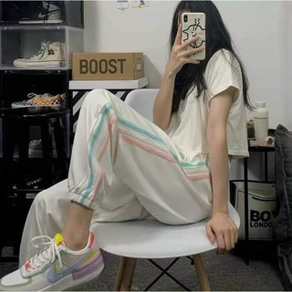 Quần joger line (form unisex) ảnh chụp thật