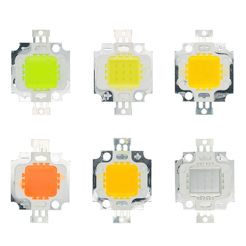 Đèn LED 10W 10W Ánh Sáng Trắng/Xanh Dương/Xanh Lá/Vàng/Vàng 600mA 12.0V 800-1000LM 24*40Ma