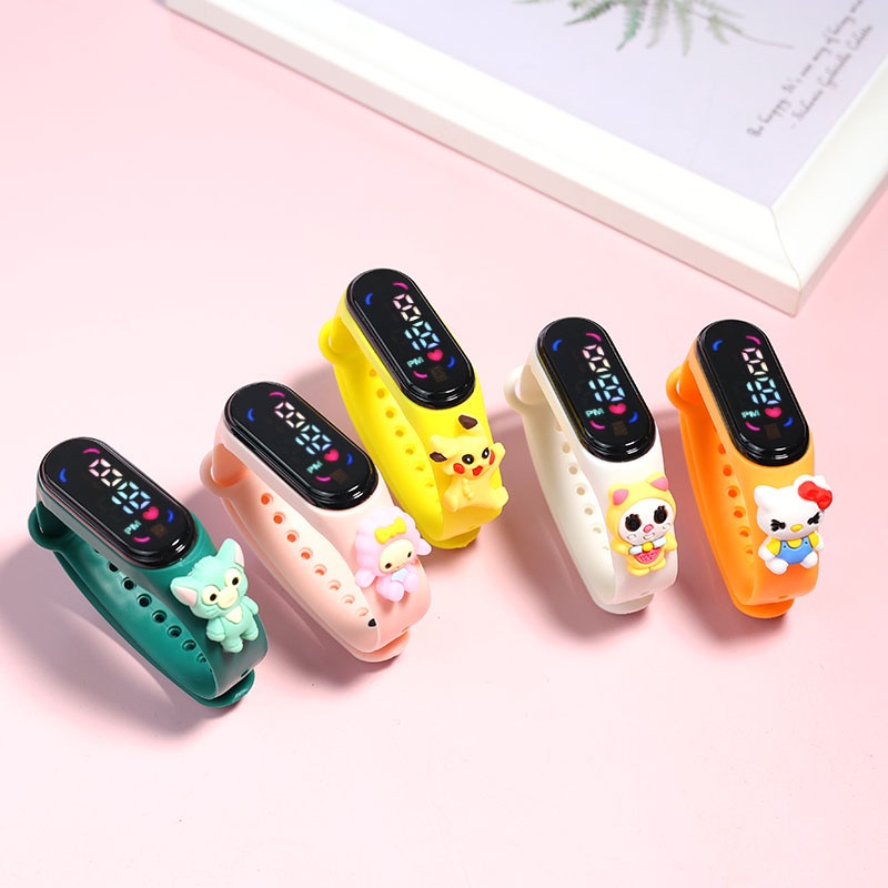 Đồng Hồ Điện Tử Chống Nước Màn Hình LED Thời Trang Cho Trẻ Em