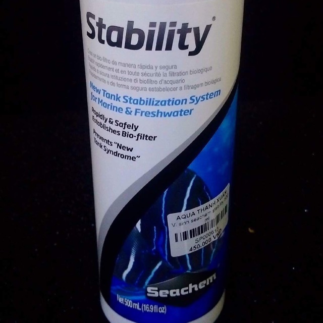 Seachem Stability Men Vi sinh cao cấp cho hồ cá cảnh