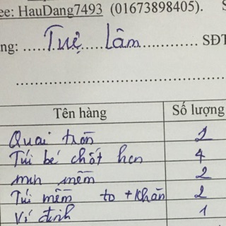 Combo túi xách nữ