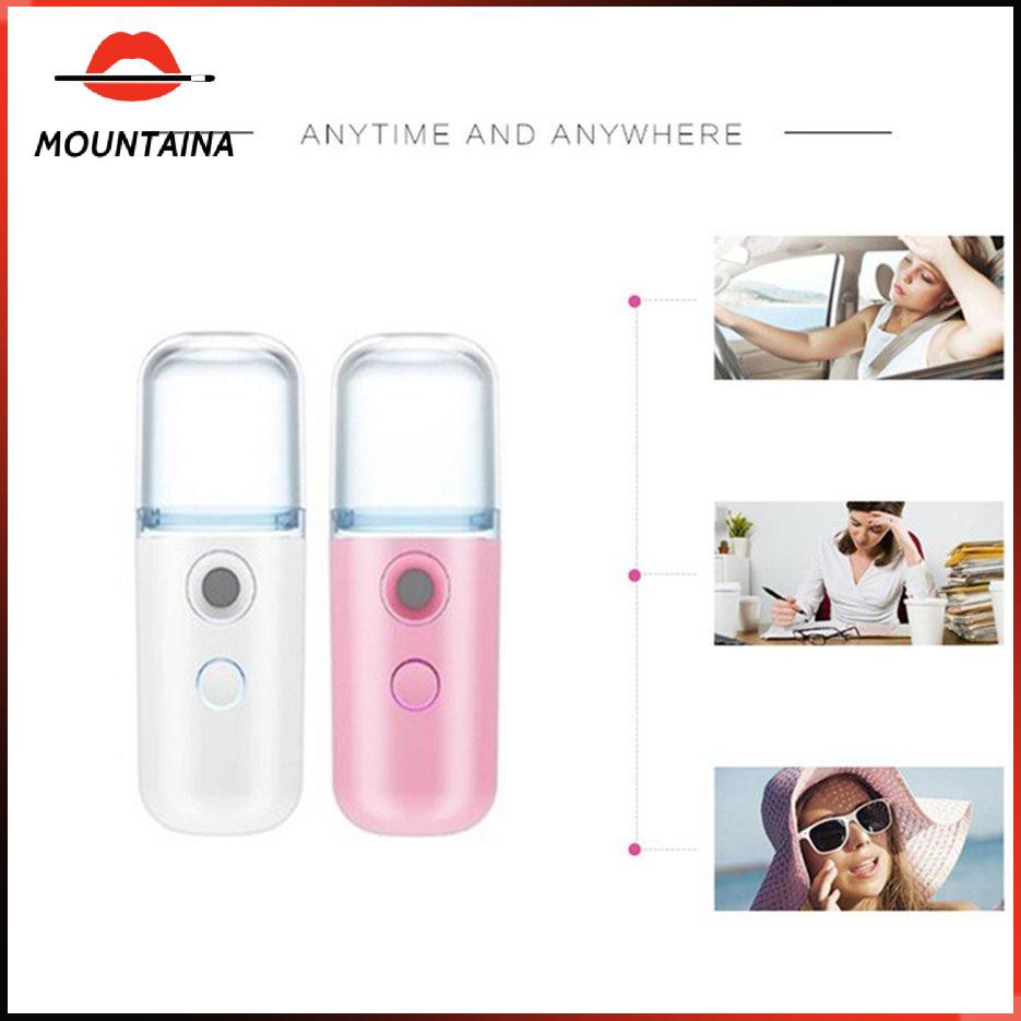 Máy Phun Sương Cầm Tay Xịt Khoáng MINI NANO Chính Hãng - Bản Full Phụ Kiện Cáp Sạc - Cấp Ẩm Dưỡng Da Bổ Sung Khoáng | BigBuy360 - bigbuy360.vn