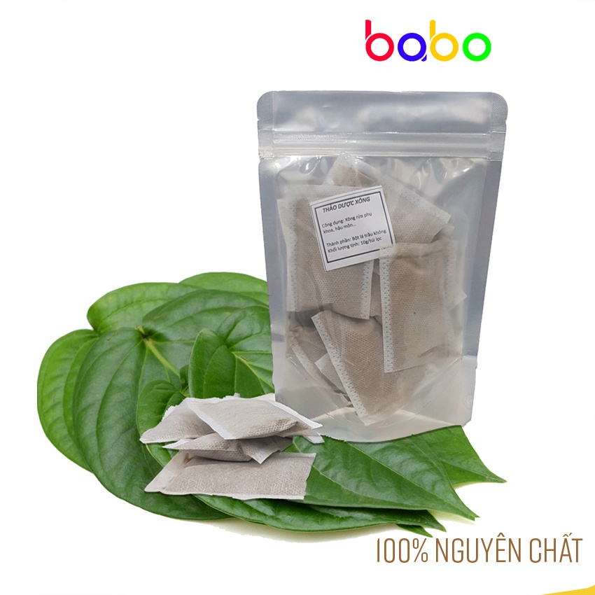 Bột lá trầu không xông hơ vùng kín sau sinh dạng túi lọc (handmade) giúp làm sạch khuẩn, ngừa nấm ngứa, giảm mùi hôi