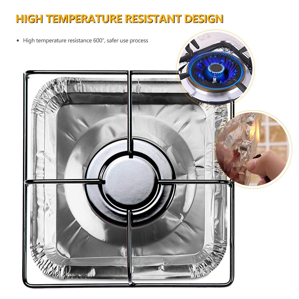 Set 10 miếng nhóm lót bảo vệ bếp gas dùng một lần tiện dụng