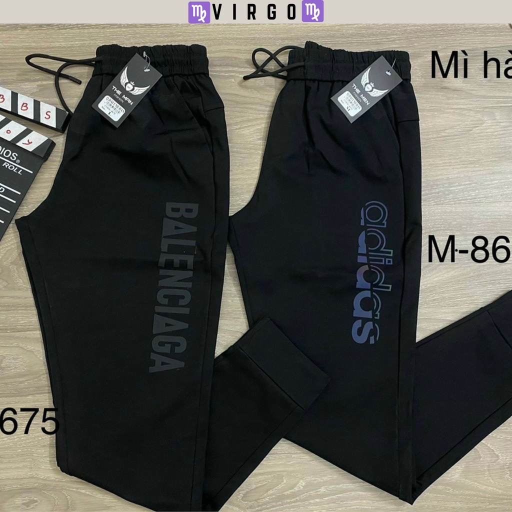 Quần dài nam jogger cao cấp chất umi hàn hàng may kĩ (ảnh thật)